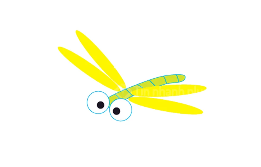 hình vẽ con chuồn chuồn