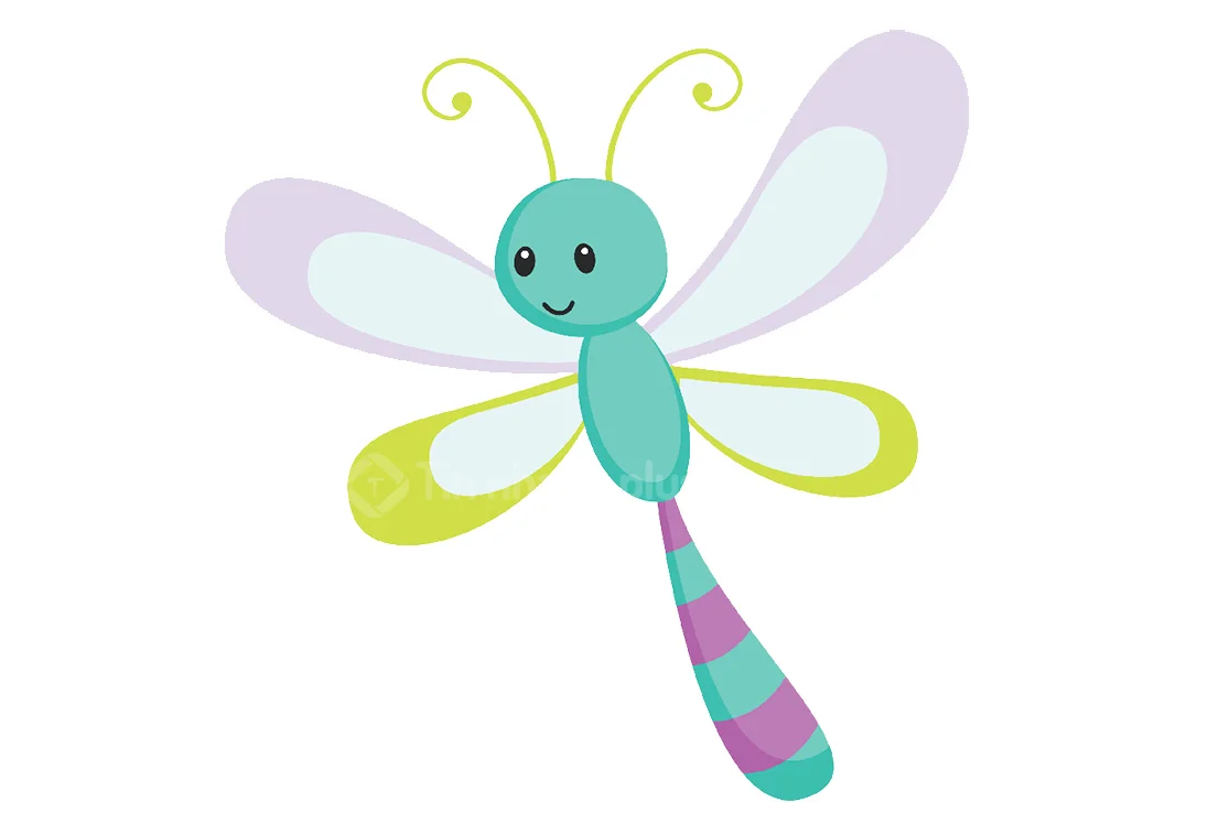 hình vẽ con chuồn chuồn