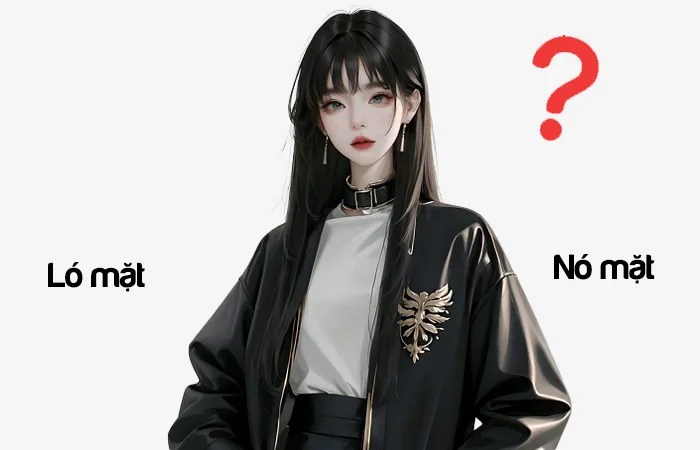 Ló mặt hay Nó mặt từ nào viết đúng chính tả?