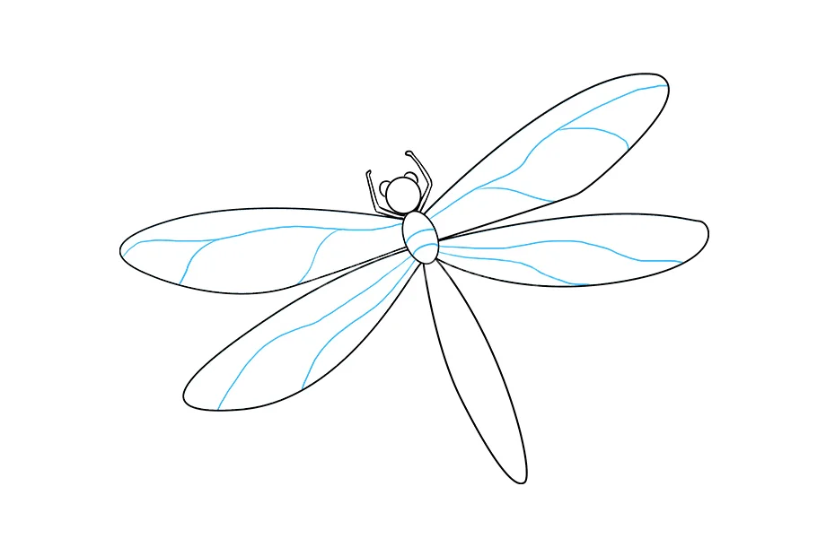 tô màu con chuồn chuồn