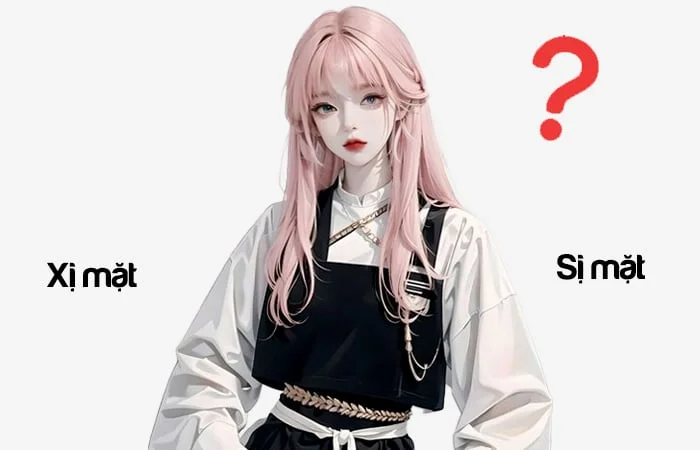 Xị mặt hay Sị mặt đâu là từ viết đúng chính tả?