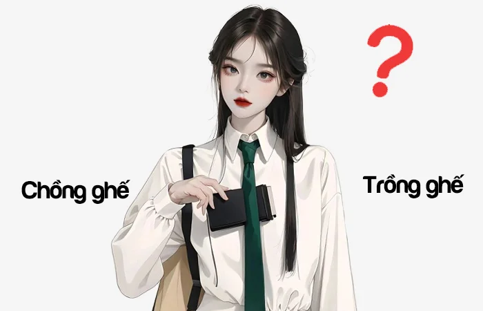 Chồng ghế hay Trồng ghế đâu là từ viết đúng chính tả?