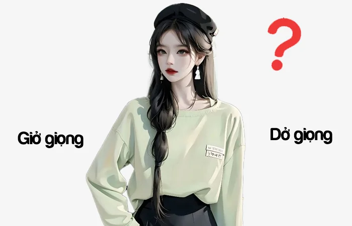 Dở giọng hay Giở giọng đâu là từ viết đúng chính tả?