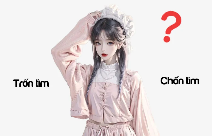 Trốn tìm hay Chốn tìm từ nào viết đúng chính tả?