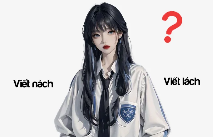 Viết nách hay Viết lách từ nào viết đúng chính tả?