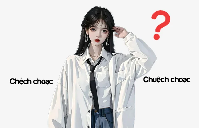 Chệch choạc hay Chuệch choạc từ nào viết đúng chính tả?