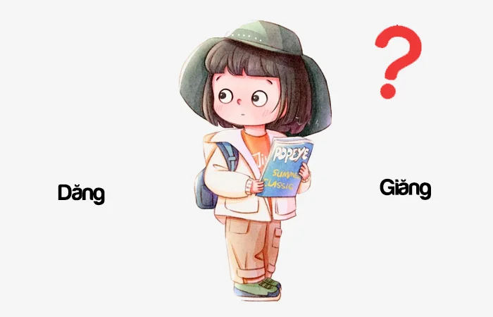 Dăng hay Giăng từ nào viết đúng chính tả?