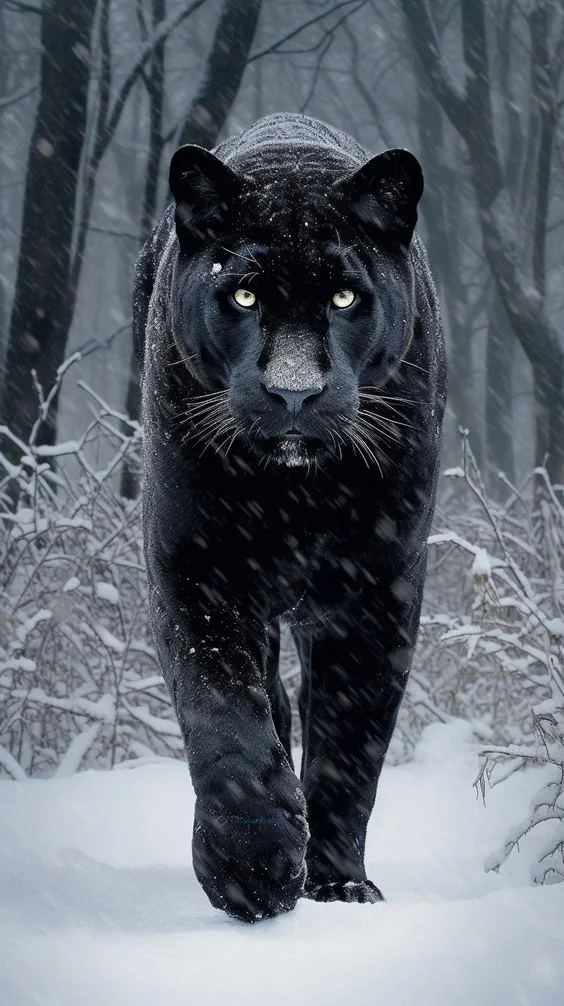 hình nền con báo đen cho điện thoại