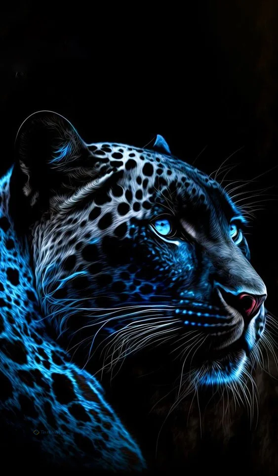 hình nền con báo đen cho điện thoại