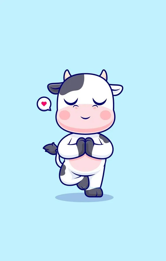 Hình nền con Bò sữa cho điện thoại