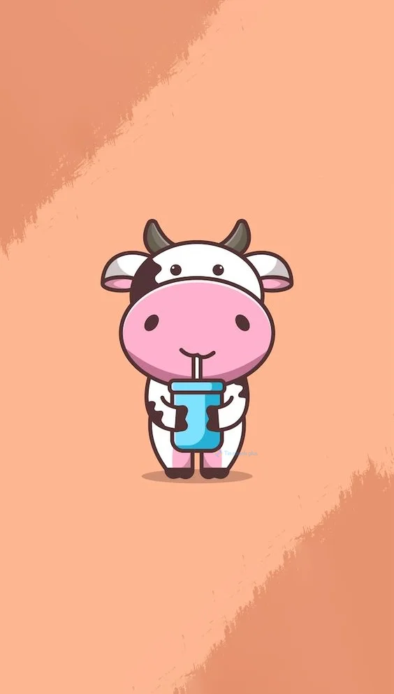 Hình nền con Bò sữa cho điện thoại
