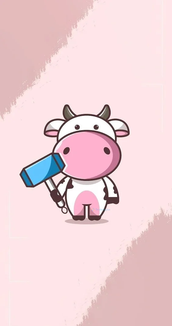 Hình nền con Bò sữa cho điện thoại