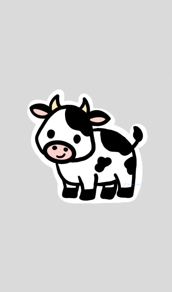 Hình nền con Bò sữa cho điện thoại