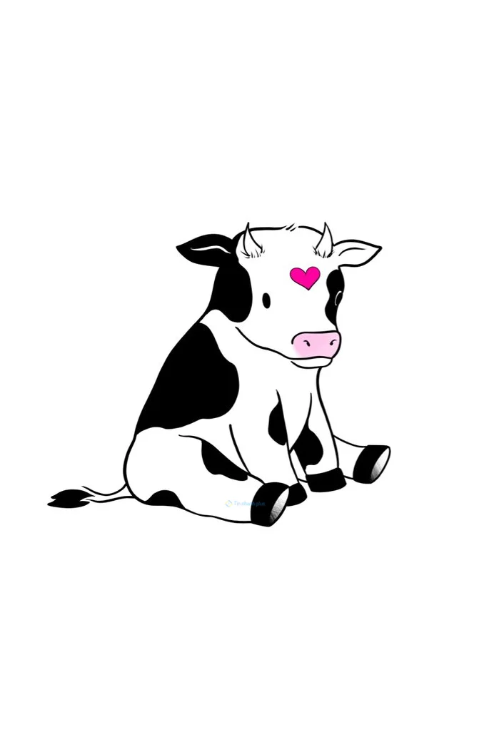 Hình nền con Bò sữa cho điện thoại