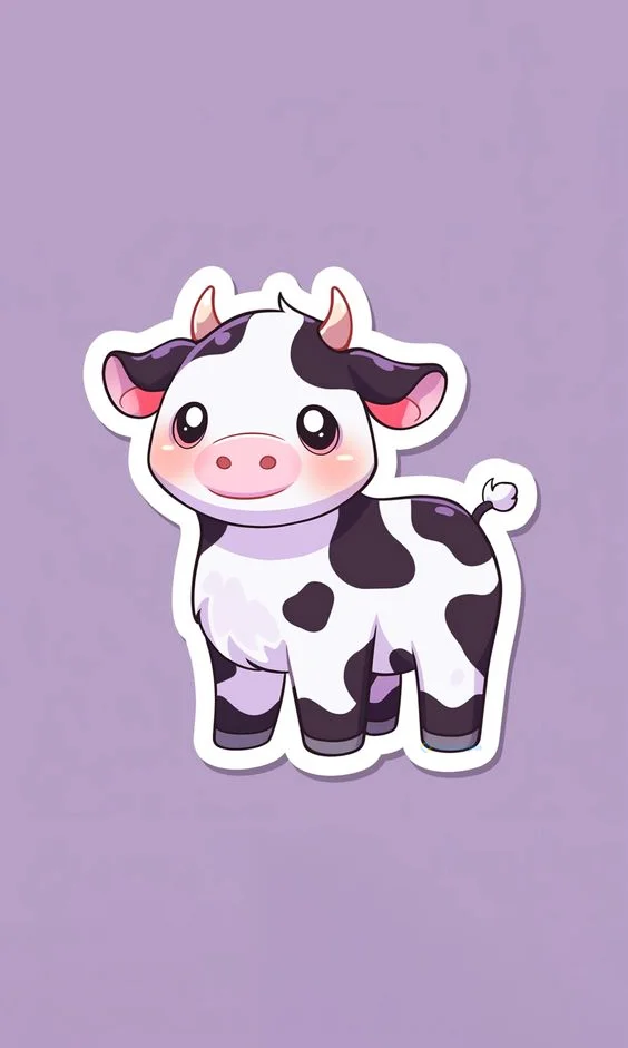 Hình nền con Bò sữa cho điện thoại