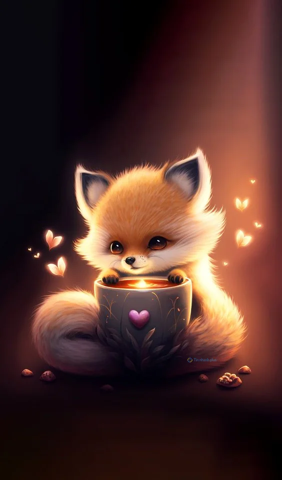 Hình nền con Cáo cute cho điện thoại