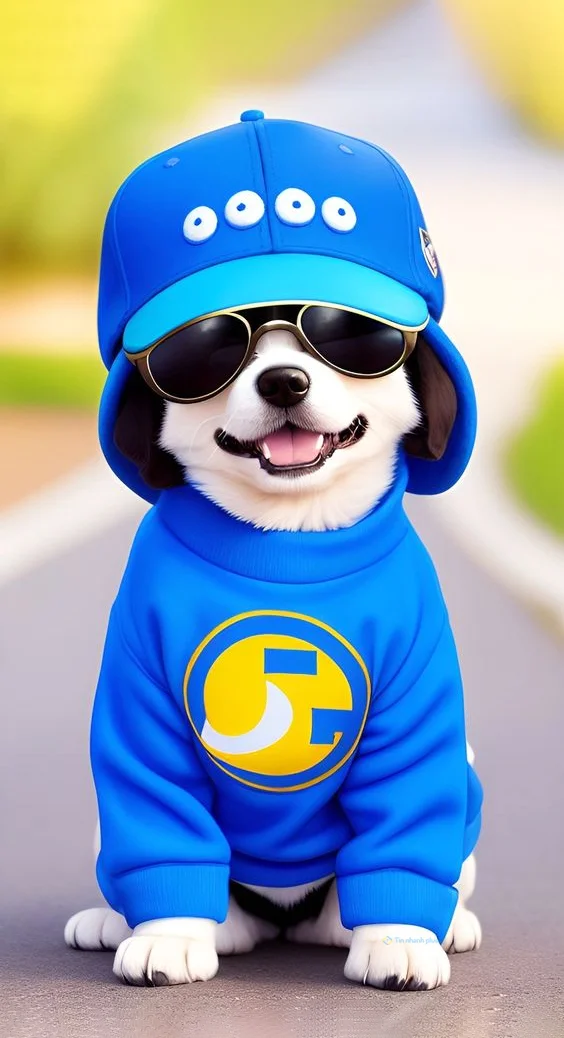 hình nền con chó ngầu cho điện thoại