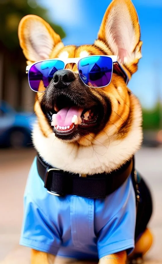 hình nền con chó ngầu cho điện thoại