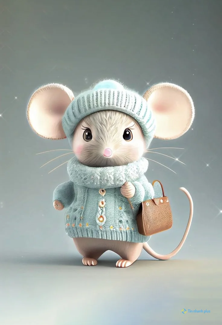 Hình nền con Chuột 3D cho điện thoại