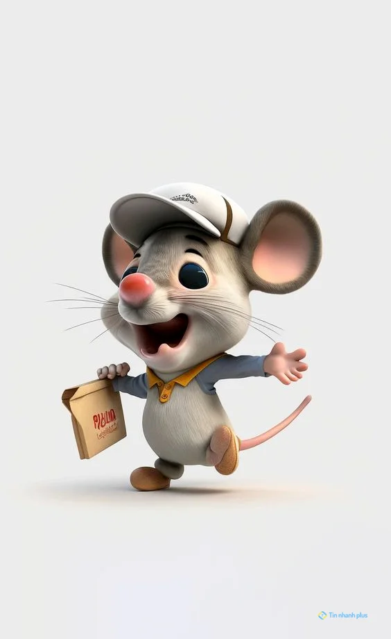 Hình nền con Chuột 3D cho điện thoại