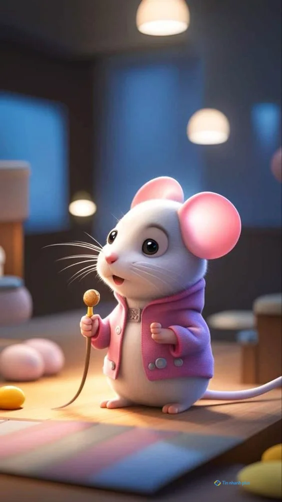 Hình nền con Chuột 3D cho điện thoại