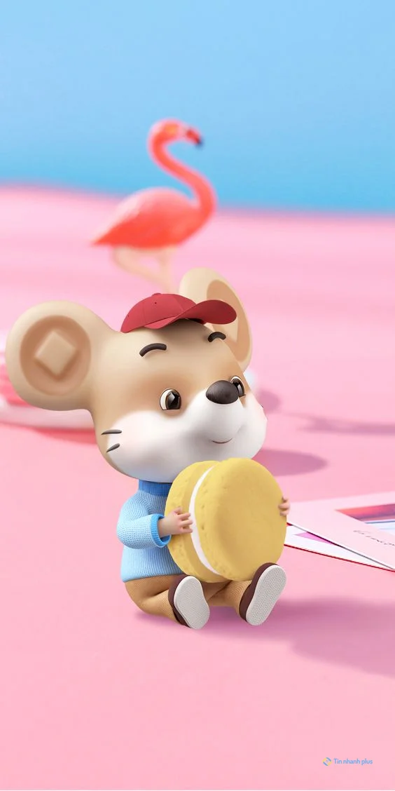 Hình nền con Chuột 3D cho điện thoại