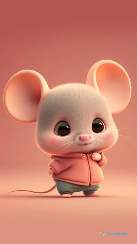 Hình nền con Chuột 3D cho điện thoại