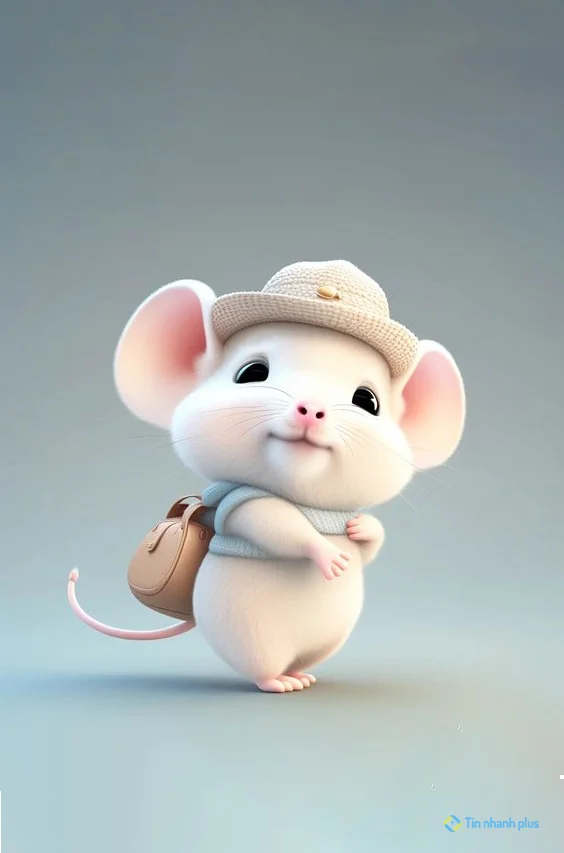 Hình nền con Chuột 3D cho điện thoại