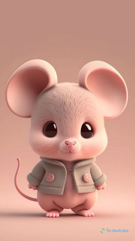Hình nền con Chuột 3D cho điện thoại