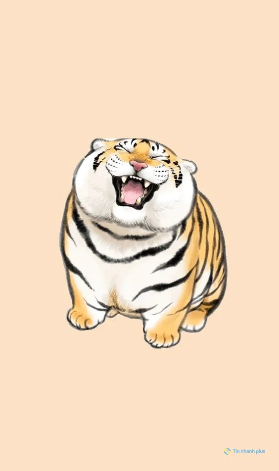 Hình nền con Cọp 3d cho điện thoại