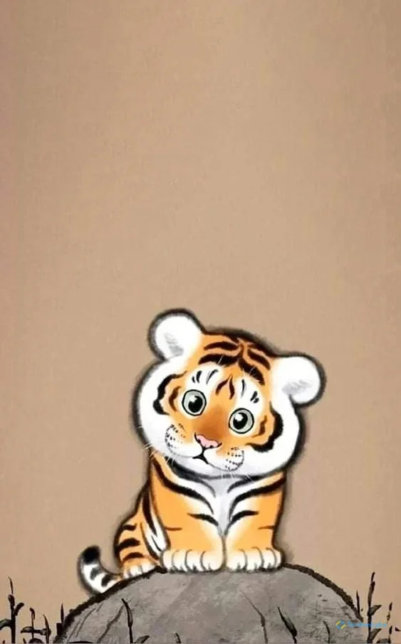 Hình nền con Cọp 3d cho điện thoại