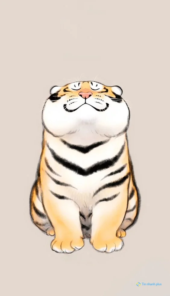 Hình nền con Cọp 3d cho điện thoại