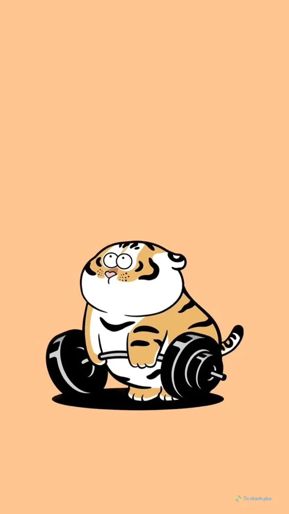 Hình nền con Cọp cute cho điện thoại