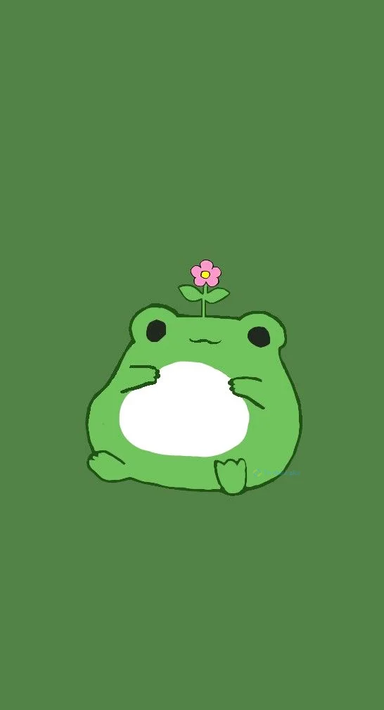 Hình nền con Ếch cute cho điện thoại