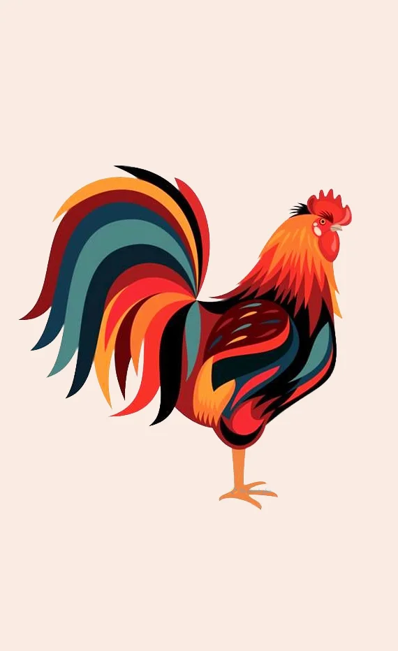 Hình nền con Gà 3d cho điện thoại