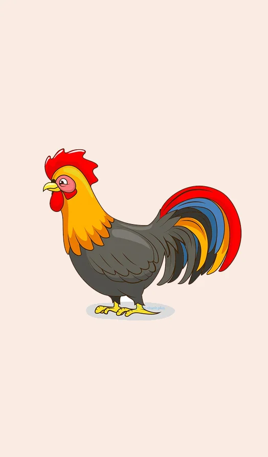 Hình nền con Gà 3d cho điện thoại
