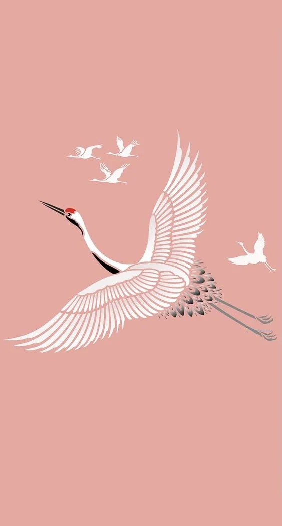 Hình nền con hạc cho điện thoại