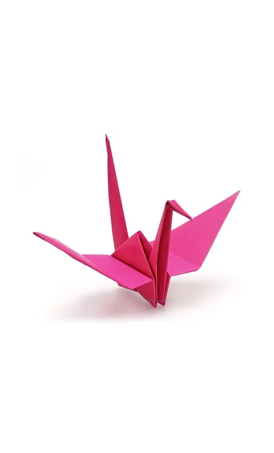 Hình nền con hạc giấy cho điện thoại