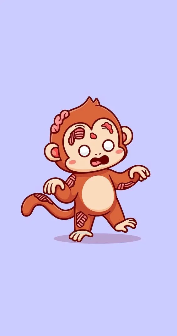 Hình nền con Khỉ cute cho điện thoại