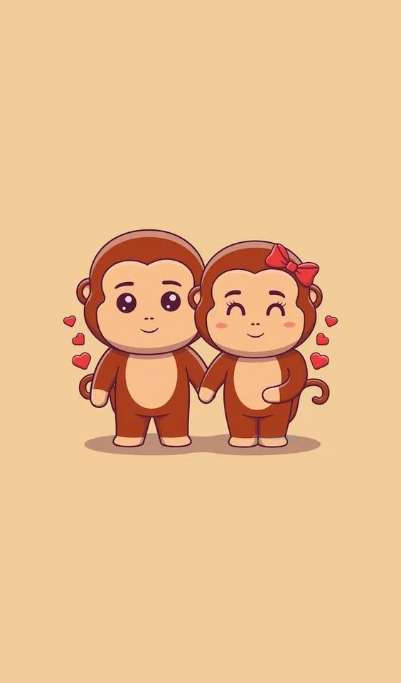Hình nền con Khỉ cute cho điện thoại