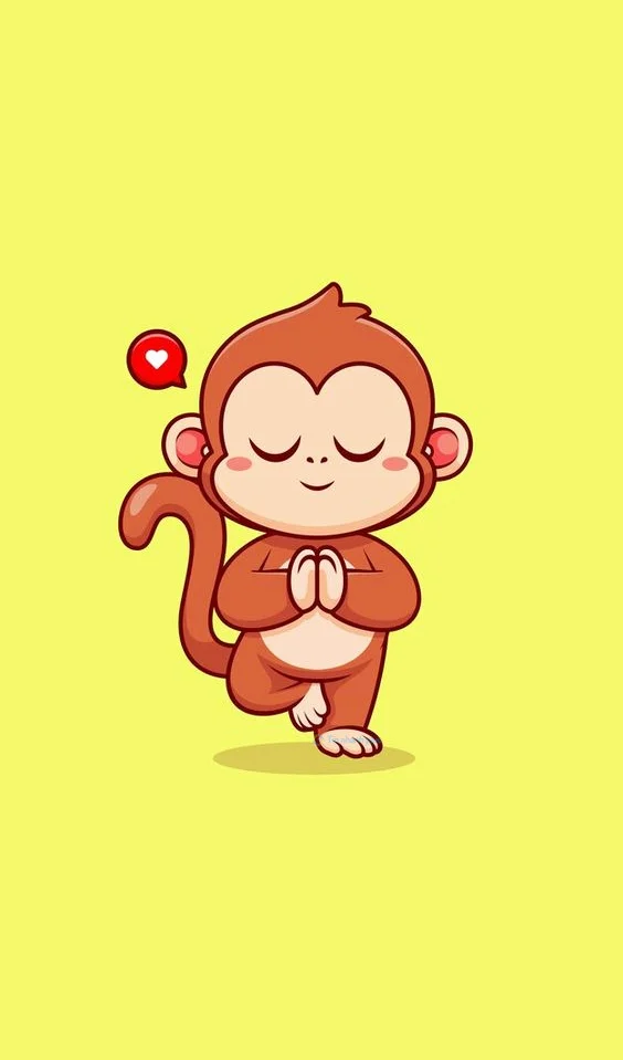 Hình nền con Khỉ cute cho điện thoại