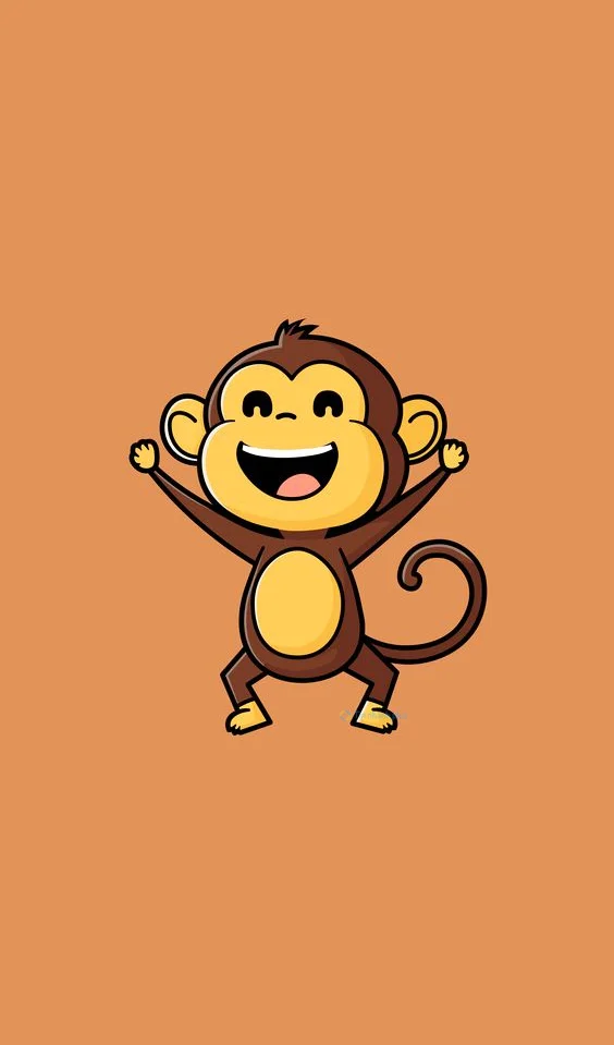 Hình nền con Khỉ cute cho điện thoại