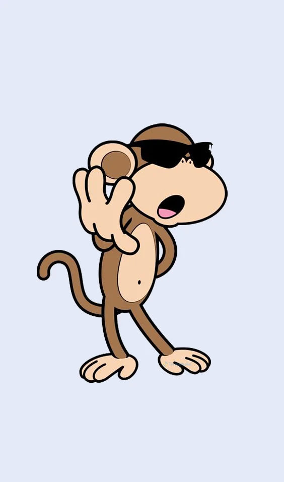 Hình nền con Khỉ cute cho điện thoại