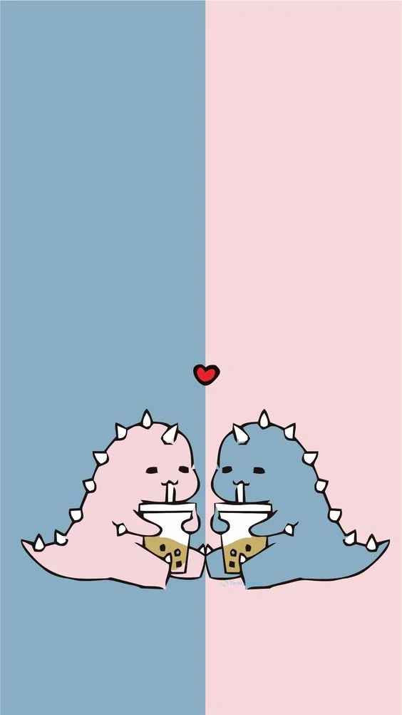 Hình nền Khủng Long cute cho điện thoại