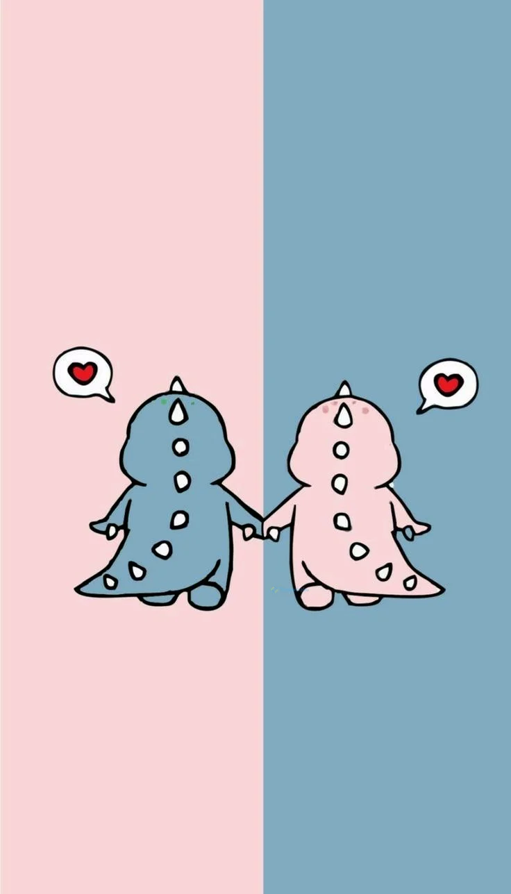 Hình nền Khủng Long cute cho điện thoại