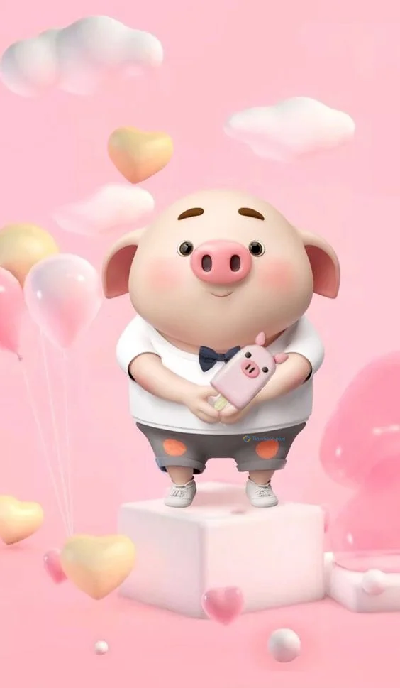 Hình nền con Lợn cho điện thoại