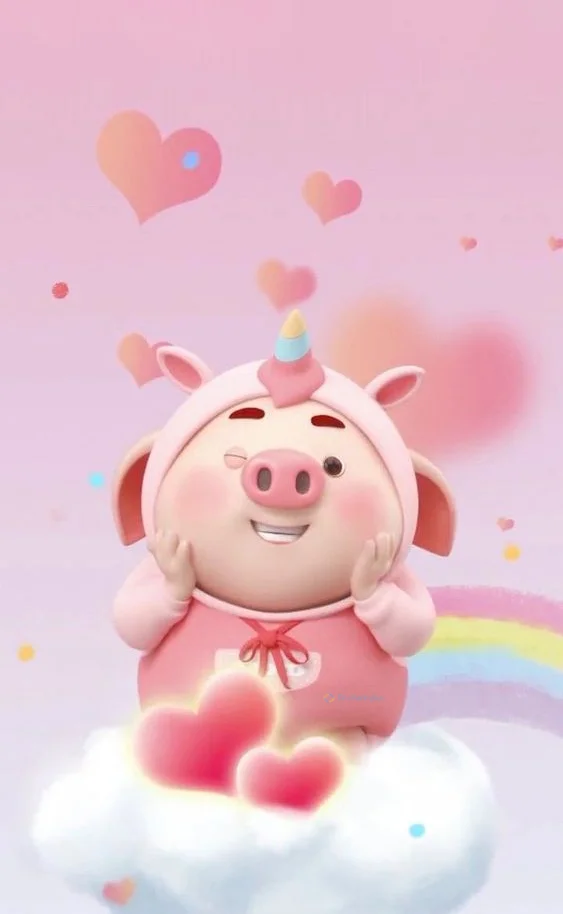 Hình nền con Lợn cute cho điện thoại