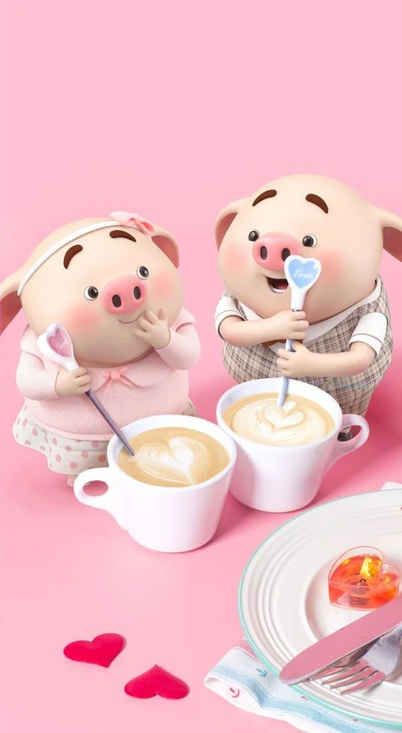 Hình nền con Lợn cute cho điện thoại