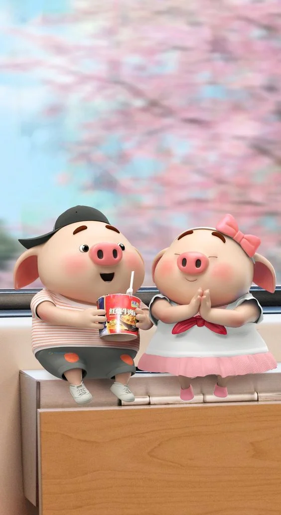 Hình nền con Lợn cute cho điện thoại