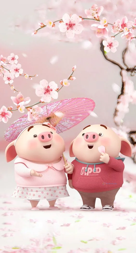 Hình nền con Lợn cute cho điện thoại
